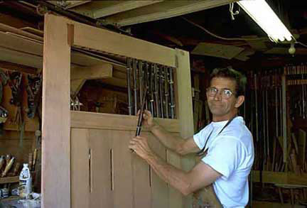image showing charles in the shop with bamboo gate #41 in 2008