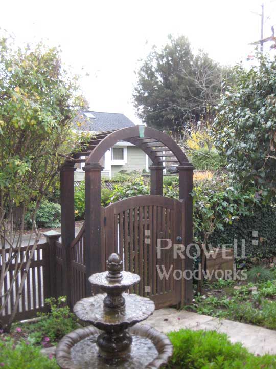 Site photo showing garden gate #57 in san anselmo, california