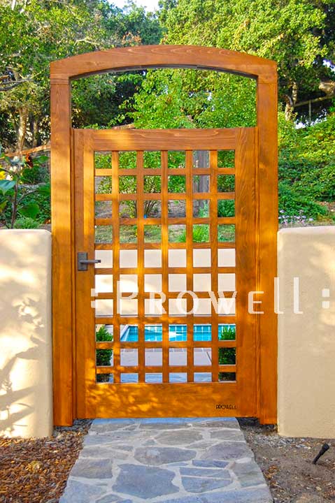 site photograph of gate design #60 in Monterey, California
