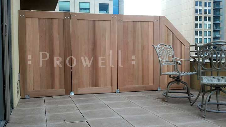 site photograph showing fence gate for privacy 72-3 in San Francisco, california