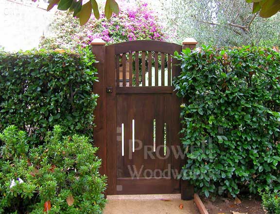 custom wood garden gates #7-12
