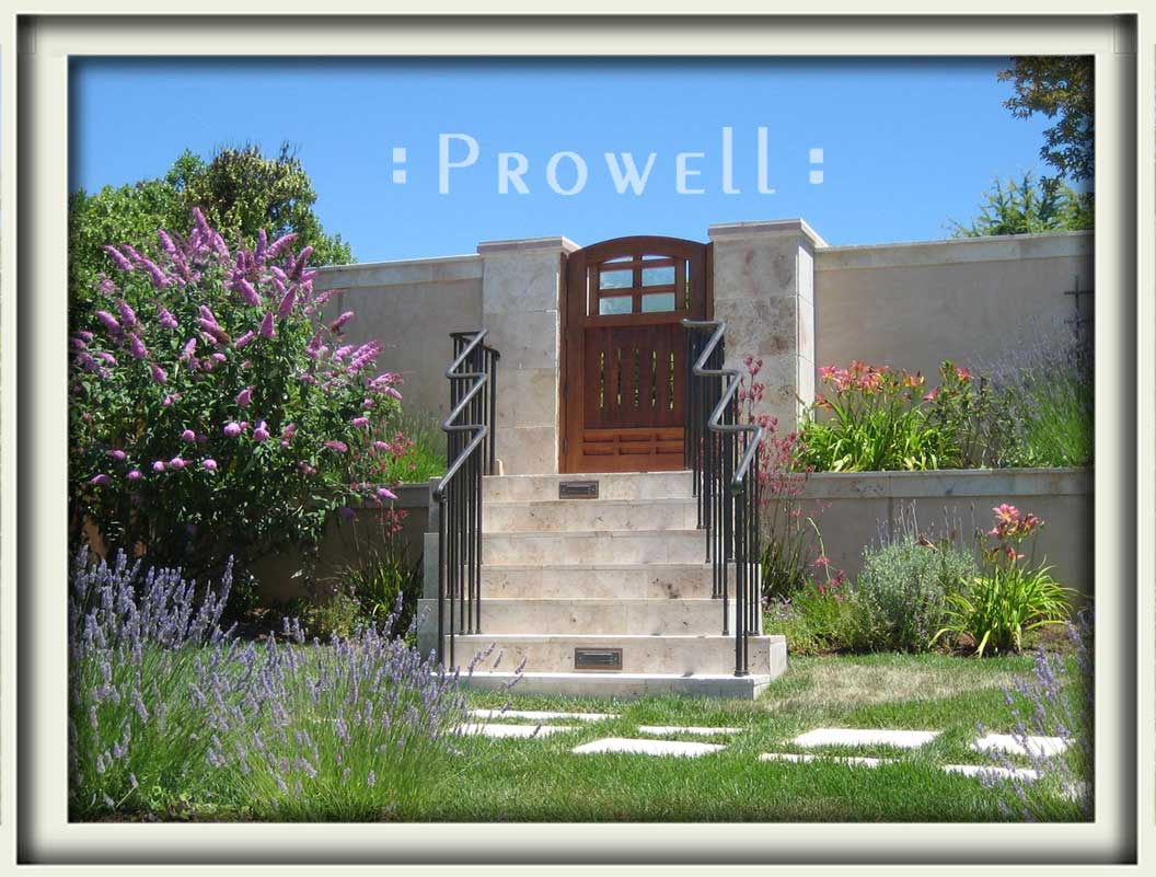 Custom wood garden gate #84 in Silicon Valley, CA. prowell