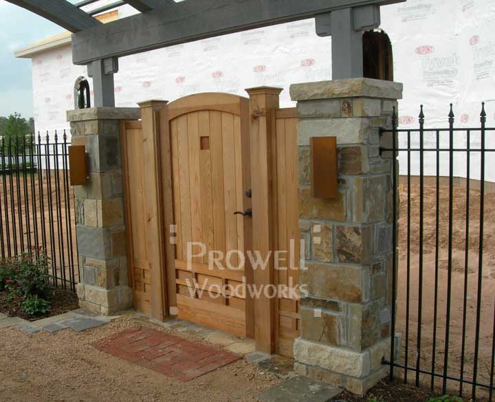 site photograph showing wood gate door #89-2 in Houston, Texas