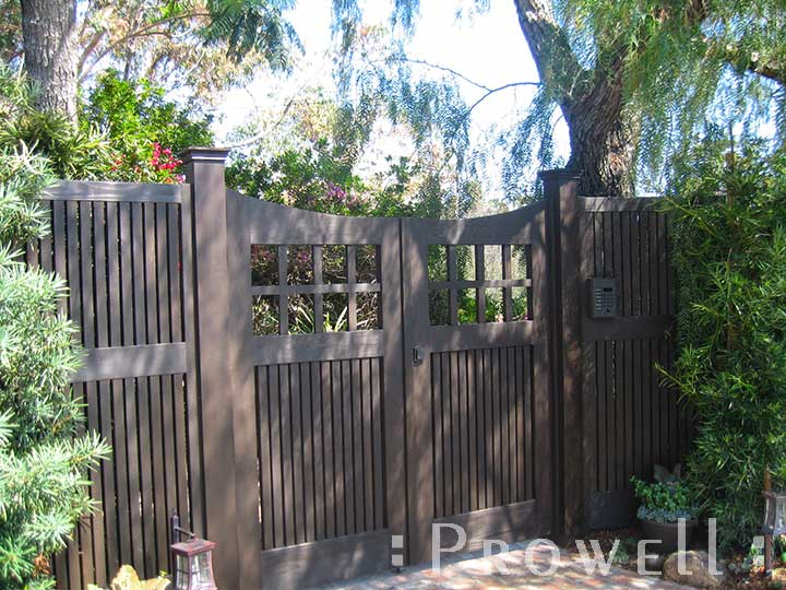 on-site Photo showing double wood gates #96-3 and fence panel #19 in Seattle, Washington