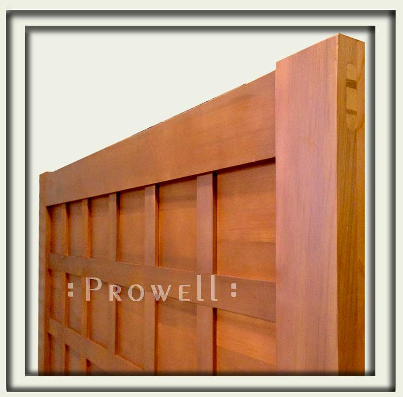 Woodworking joinery for wood gates, from Prowell