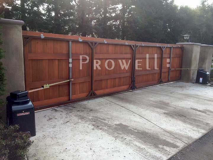 Steel Frames for Wood driveway Gates, Prowell