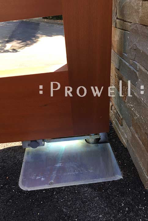 Installing In-Ground Motors for wood drive gates, prowell