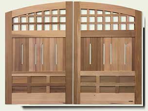 link to wood arch driveway gates #21. 