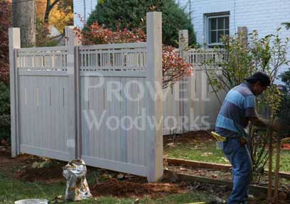 installing prowell fence panels