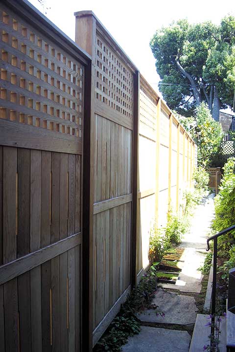 Wood fences Panel in California