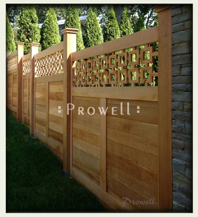 custom wood fence #12j in Westchester, New York. Prowell