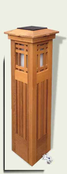 link to Lighted Wood Garden Column #8