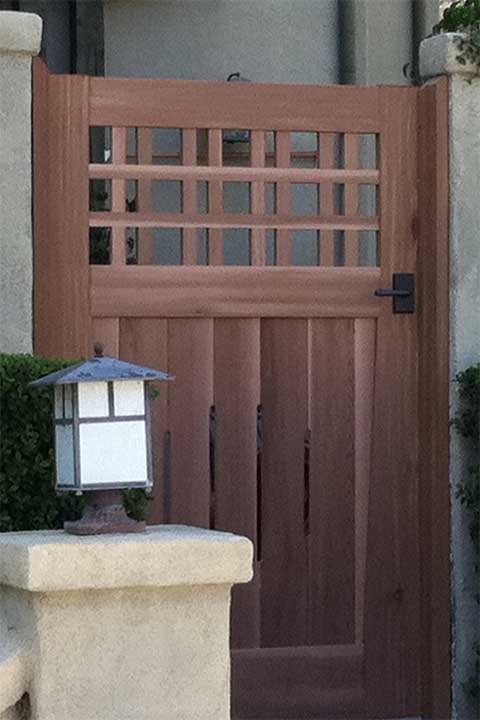 how to install jambs for wood gates