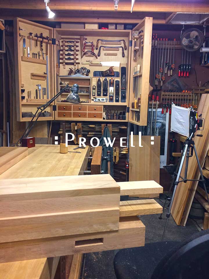 woodworking tenon with wedges. prowell