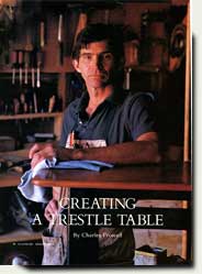 Creating a Trestle Table by prowell, Woodwork Magazine 1989