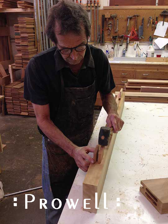 Building a wood gate with double tenons