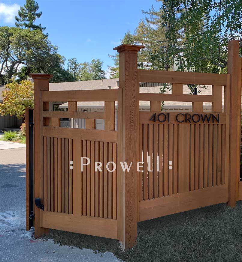 site photo showing fence $15-1 in marin county, california