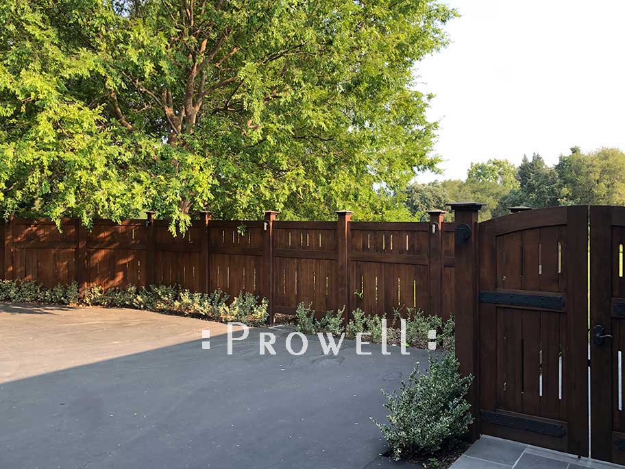 Site Photo showing fence #1-22 in palo alto, california