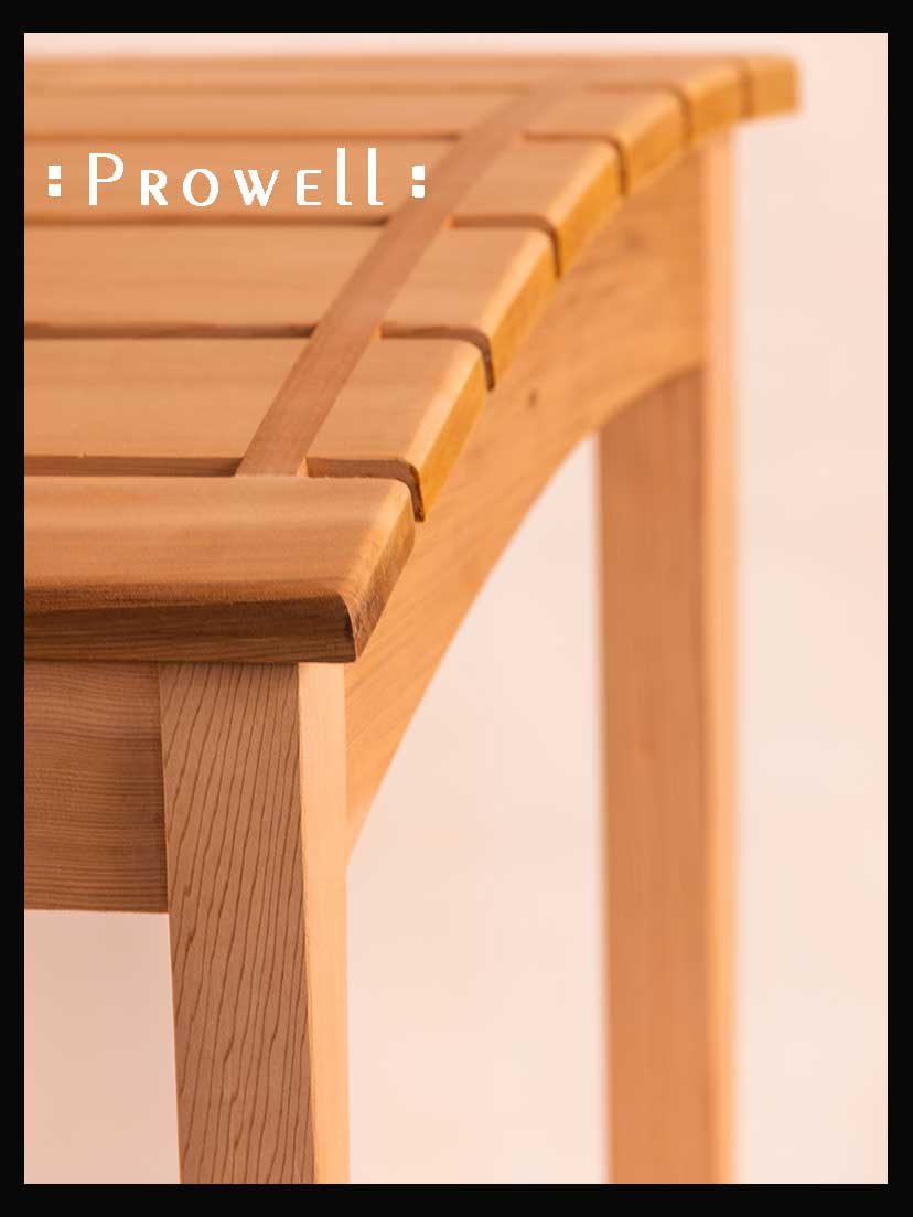 wood garden bench foot stool 1b