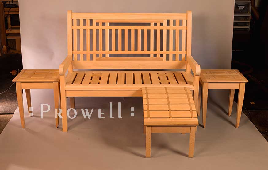 wood porch bench 23-1c