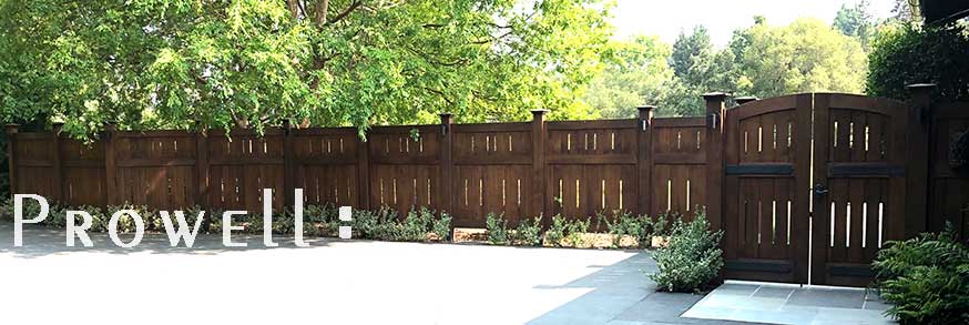 wood gate 31-9 and fence panels #20 in healdsburg, CA