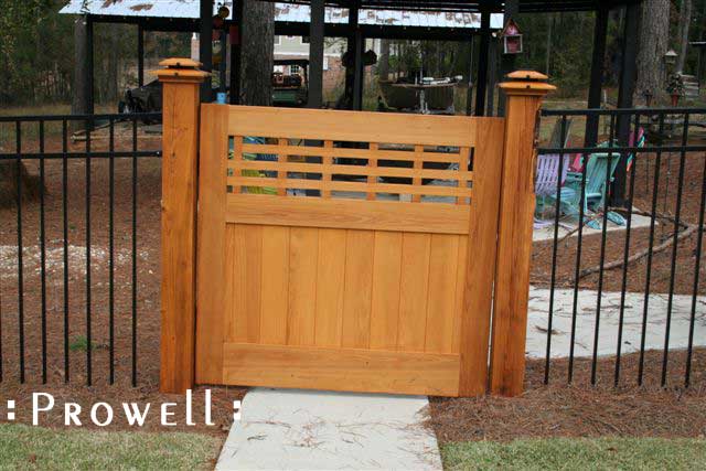 wooden garden gate 67b in Tallahassee, Florida