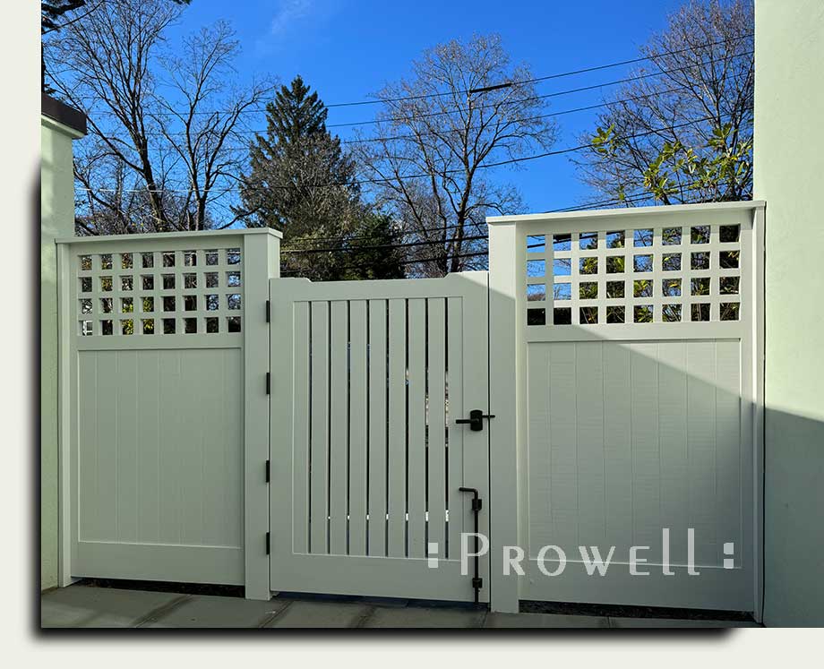 custom wood garden fence 25c in newton, Massachusetts