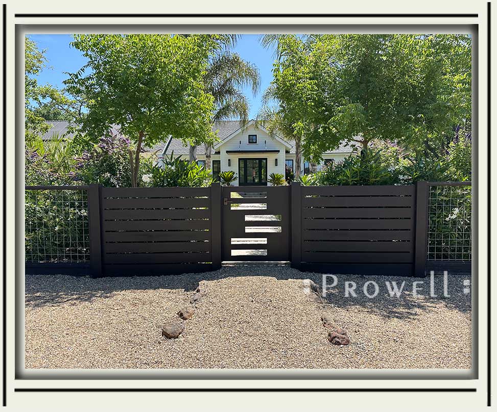 Wooden garden gates 15-2 in Sonoma County, CA.