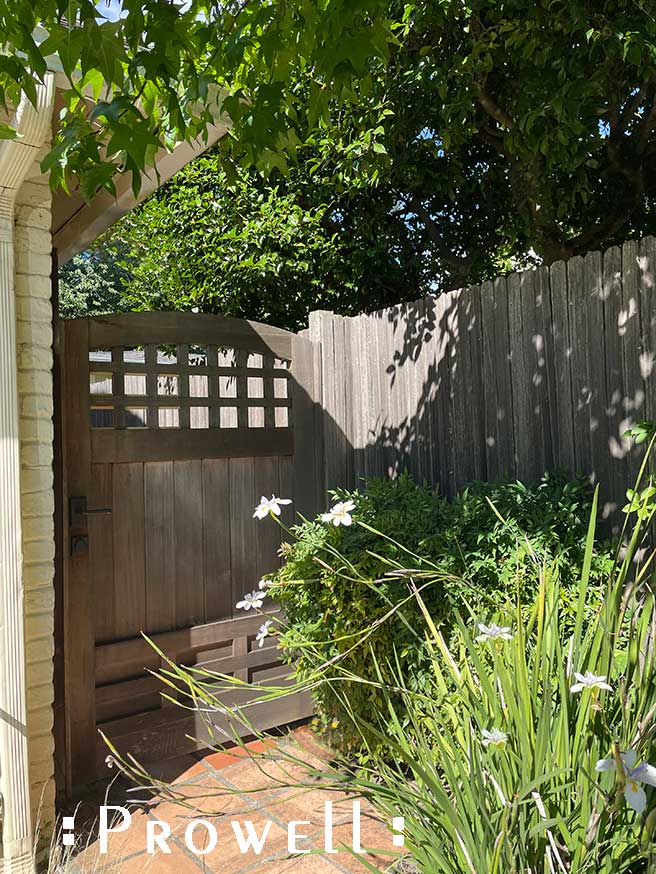 custom wood garden gate 70-9d in Oakland, CA