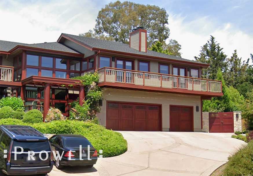 custom wood gates 98-5b in Portola Valley, CA