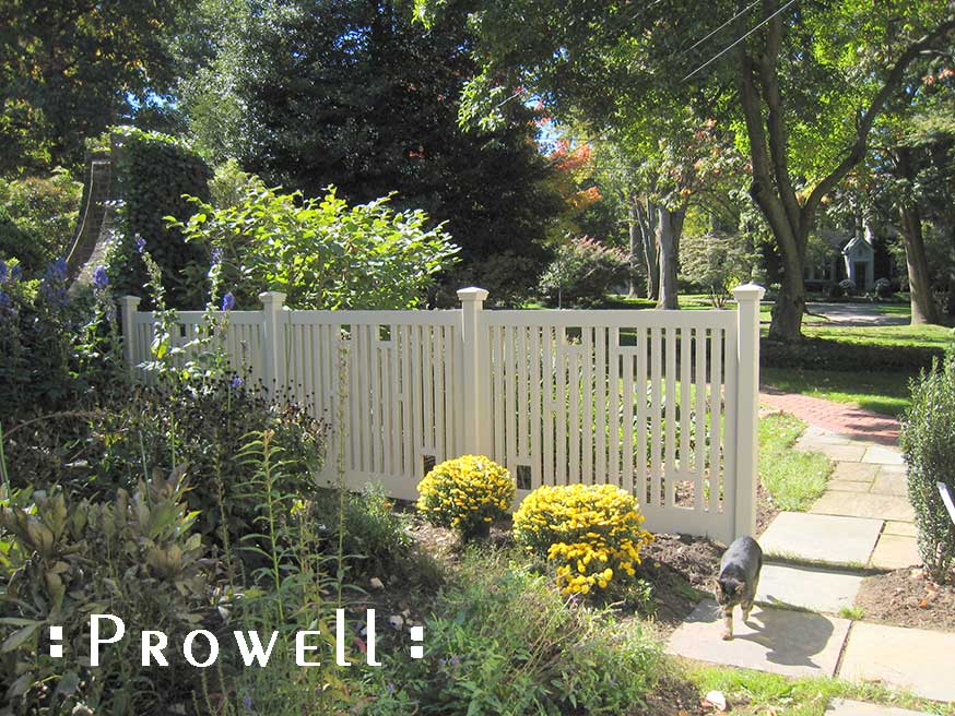 Custom wooden yard fence 6 in Princeton, NJ