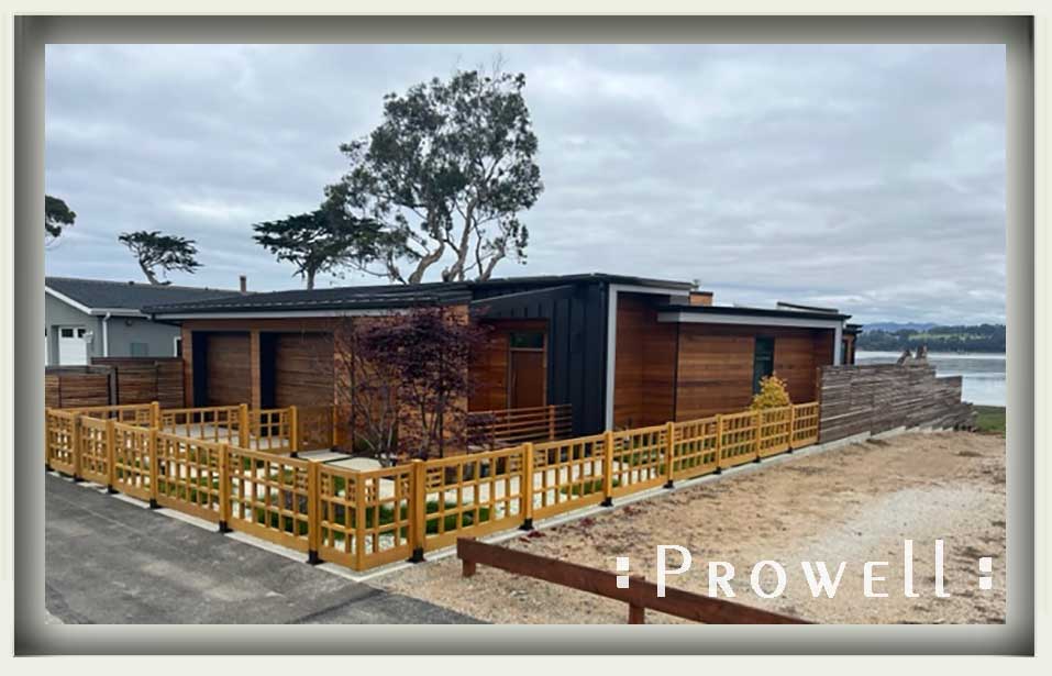 Custom wood cedar fence panels in Morro Bay, CA