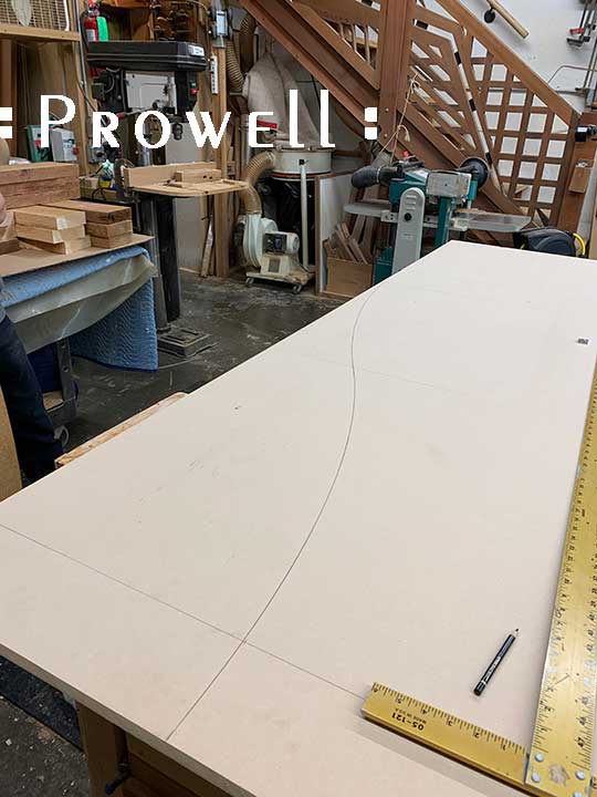 Building a wooden driveway gate.