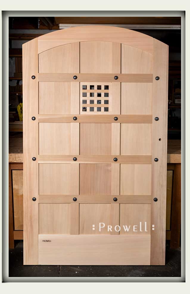 Solid cedar panel gate 87-6 in Altadena, CA