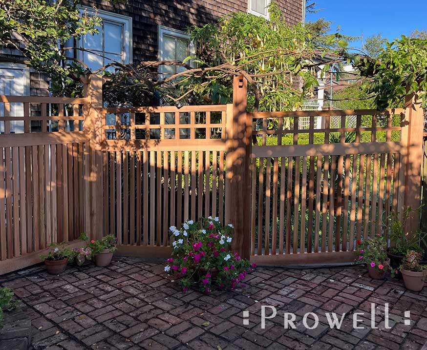 custom wood garden fence 22-8 in Vallejo, CA