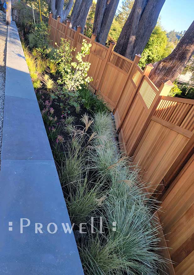 fences on sloping grades