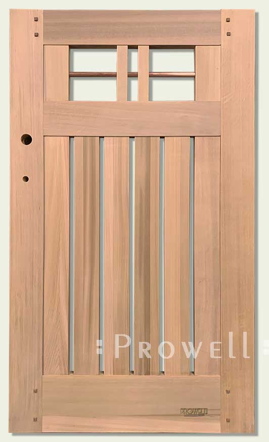 Arts and Crafts wood garden gate 64.