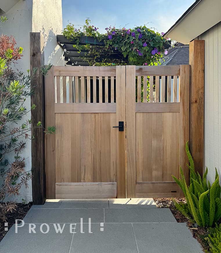 custom wood garden gate 5 in Mill Valley, CA