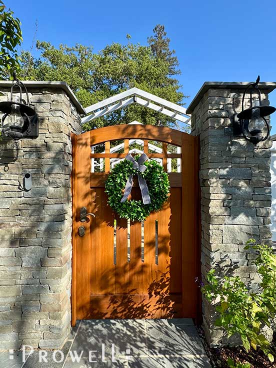 Front entry pedestrian gate 20-28 in Cupertino, CA